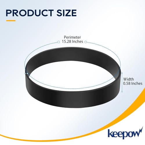 KEEPOW Replacement Vacuum Belts for Eureka NEU100 & NEU102 - 2 Pack