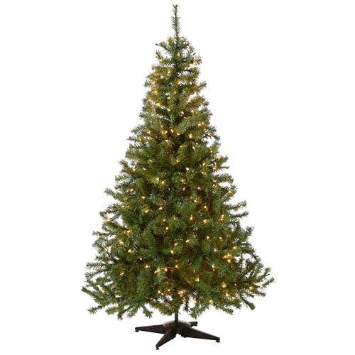 National Tree Company 6ft Pre-Lit Artificial Kincaid Spruce Christmas Tree - Tree Variation