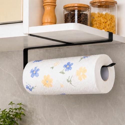 No-Drill Under Cabinet Paper Towel Holder - 2-Pack