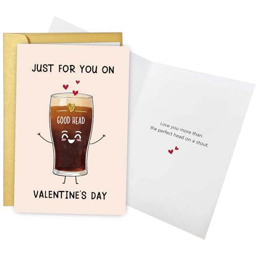 Funny Guinness Valentine's Day Card for Beer Lovers