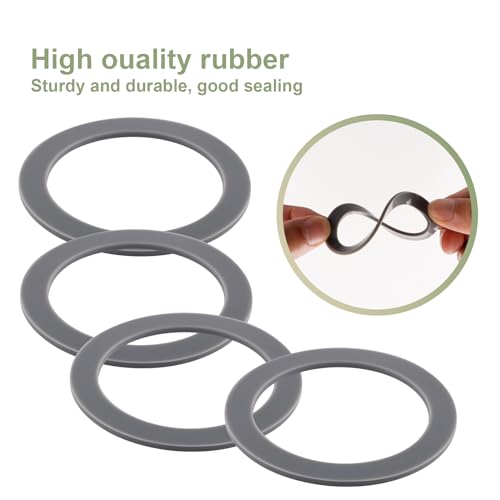 Equust 6-Pack Rubber Gaskets O-Ring Seals for Oster Blender Replacement