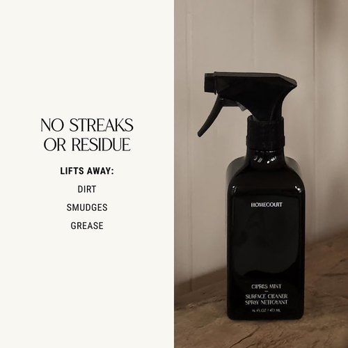 Homecourt All-Purpose Surface Cleaner Spray, Lifts Away Dirt, Smudges & Grease, For Bathroom, Kitchen & more, Clean Formula, Cipres Mint, 16 fl oz, 2.0