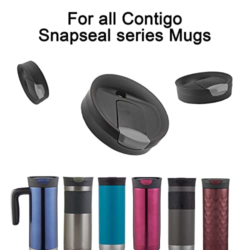 BOSORIO Replacement Gaskets & Stoppers for Contigo Snapseal Mugs