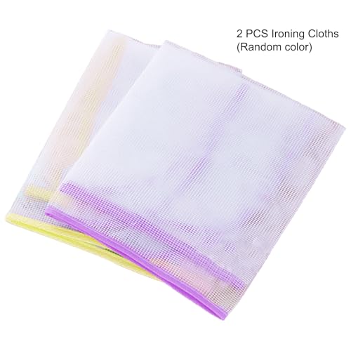 Kakalote Heat-Resistant Ironing Pressing Cloths - 2 Pcs Mesh Protective Pad
