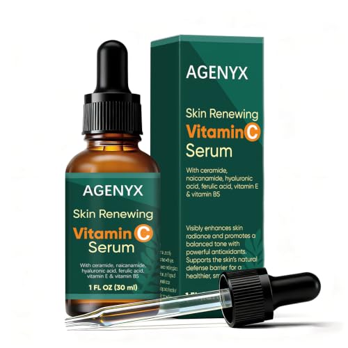 Agenyx Vitamin C Serum for Face with Hyaluronic Acid & Niacinamide