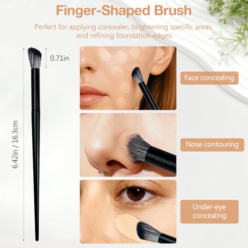Fluffy Eye Brush Multi-Purpose Eyeshadow and Concealer Blending Tool Vegan Synthetic