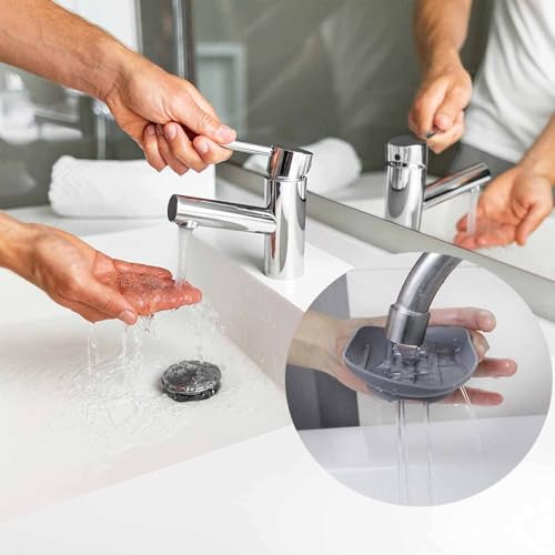 Silicone Soap Dish 2-Pack - Non-Slip Drainage Bathroom & Kitchen Holder