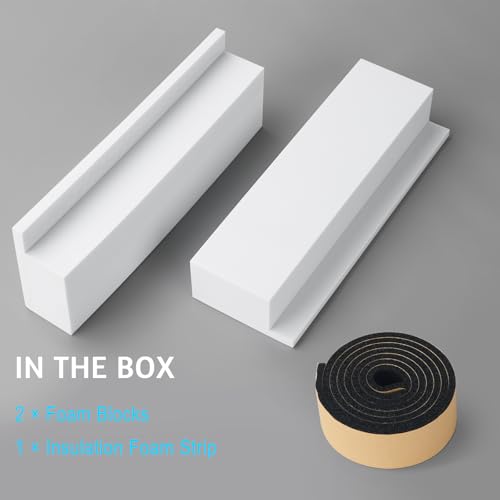 U-Shaped AC Foam Blocks - 2 Pack Insulated Side Panels