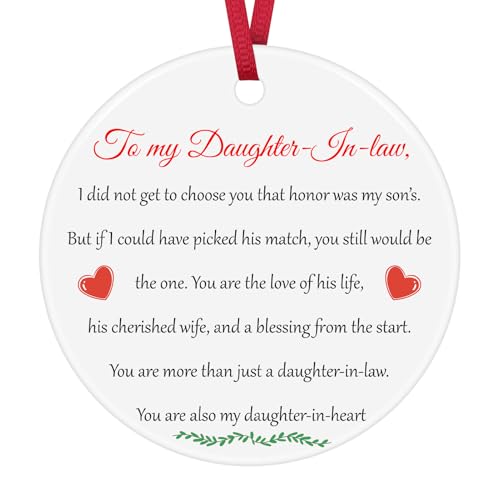 Ceramic Ornament Gift for Daughter-in-Law - Family Appreciation