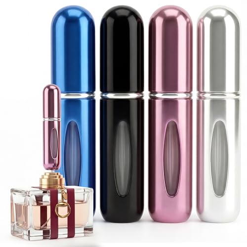 MURMUSH 5ml Refillable Perfume Atomizer Travel Spray Bottle