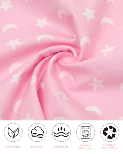 ALVABABY Toddler Pillowcases 100% Cotton - 2 Pack for Kids