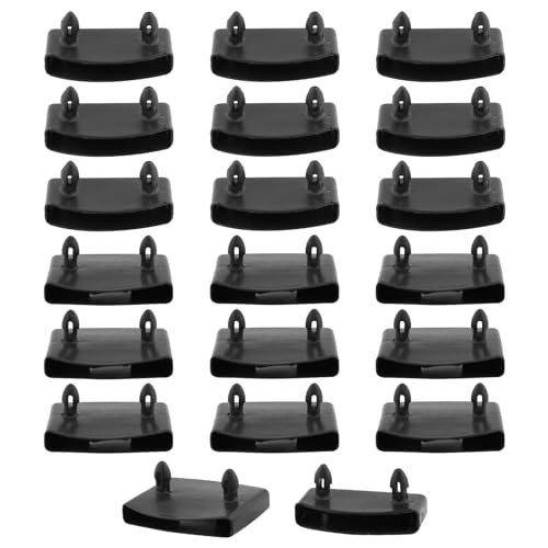 20 Pcs Plastic Bed Slat Holders with End & Center Caps for Bed Frames
