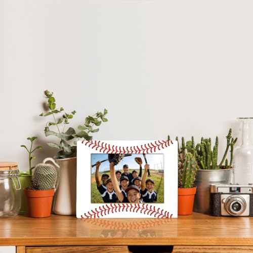 XQLSR Baseball 08 Picture Frame - Sports Room Decor & Gift for Boys