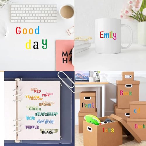 ALNGFUIK Waterproof Vinyl Letter and Number Stickers for Mailbox DIY Crafts