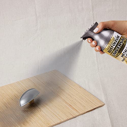 Rust-Oleum Universal All Surface Metallic Spray Paint, Dark Steel, 11 oz