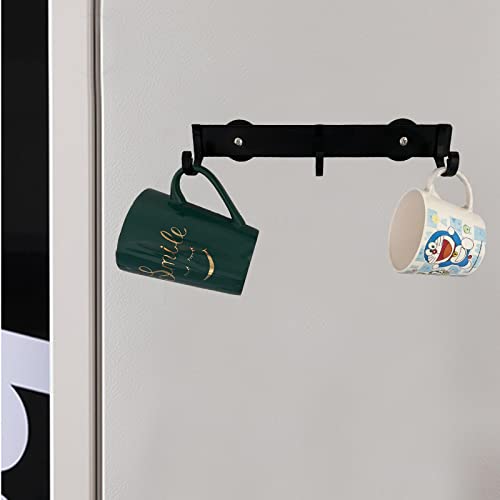 Magnetic Coffee Mug Holder Rack - Adjustable Organizer for Mugs