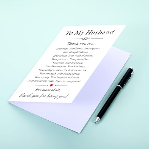 Thoughtful Anniversary Card for Husband - I Love You Gifts