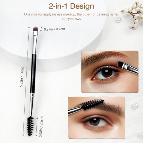 Zoolinn 3-Piece Professional Eyebrow and Eyelash Makeup Tool Set