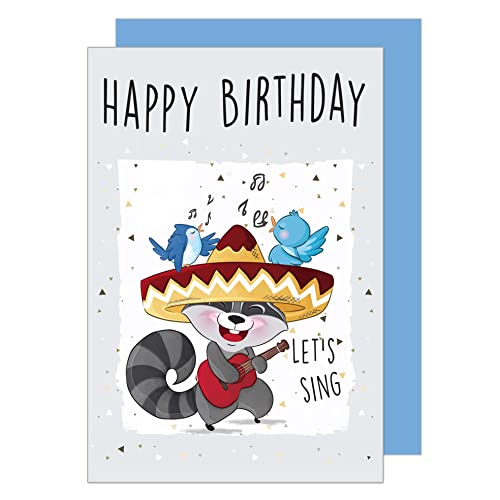 Premium Birthday Card with Envelope for Him, Her, Kids - Edition Seidel