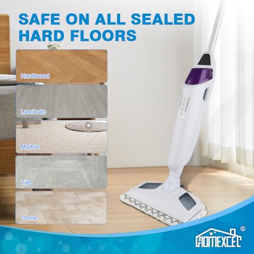 HOMEXCEL Steam Mop Replacement Pads 4 Pack for Bissell PowerFresh
