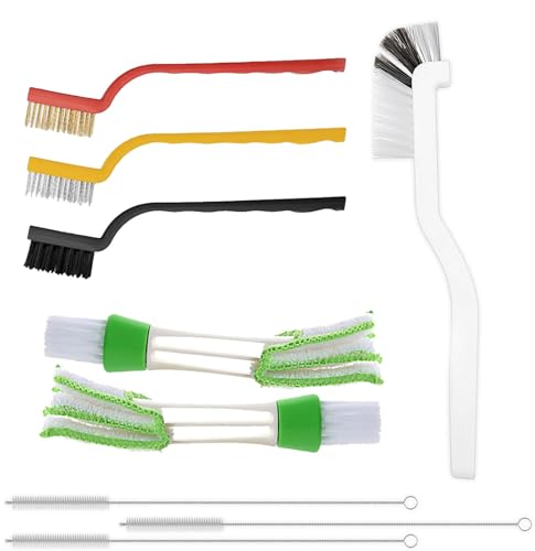 Versatile Crevice Cleaning Brush Set with Ergonomic Handles