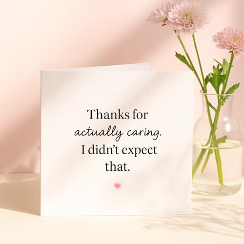 Heartfelt Thank You Card - Emotional Gratitude Note with Envelope