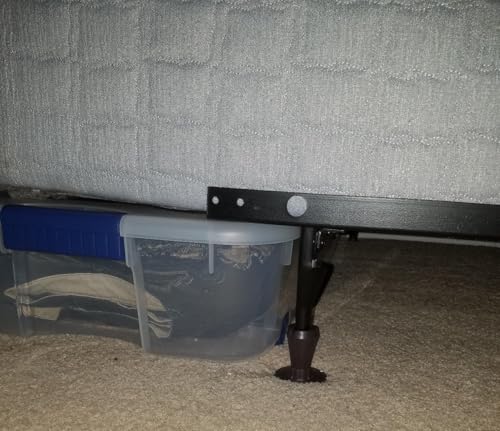 Heavy Duty Bed Frame Feet - 6PCS Steel Risers to Replace Wheels