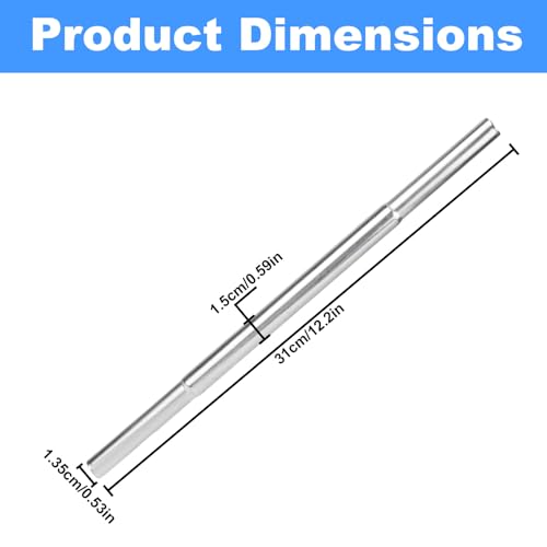 2pcs Golf Club Extensions, Golf Club Extensions Steel Shaft Putter Length Adjustment Tool Sport Equipment Repair and Replacement Parts