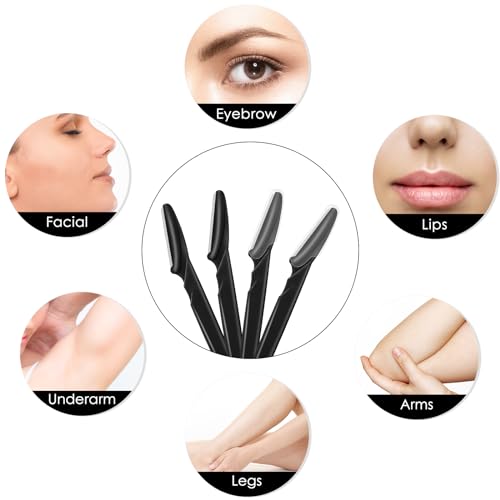 16 Pcs Eyebrow Razors and Dermaplaning Facial Hair Removal Tools