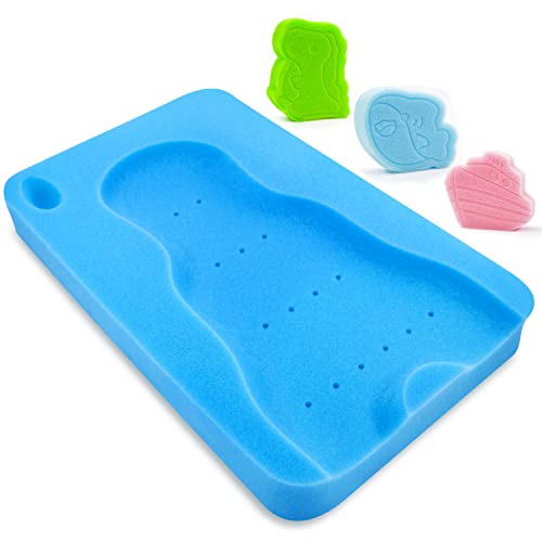 Soft Baby Bath Sponge Mat for Newborns - Quick Drying & Comfortable
