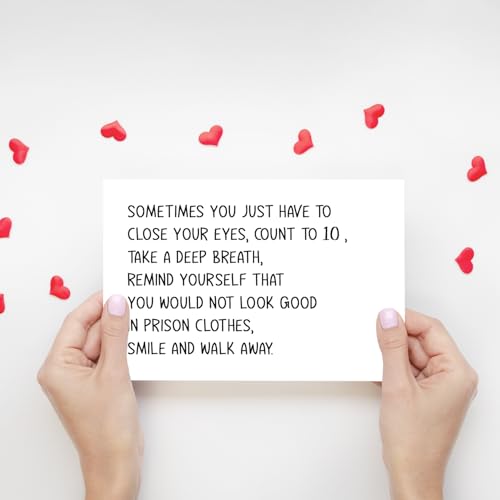 Funny Encouragement Card for Friends & Family - Hilarious Gift