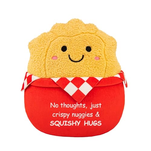 Positive Emotional Support 10" Golden Nugget Plush Pillow