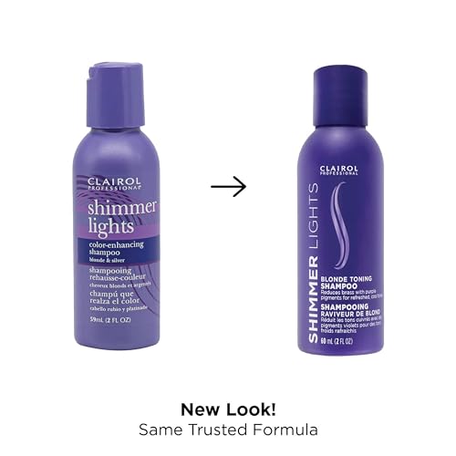 Clairol Professional Shimmer Lights Purple Shampoo for Blonde and Gray Hair