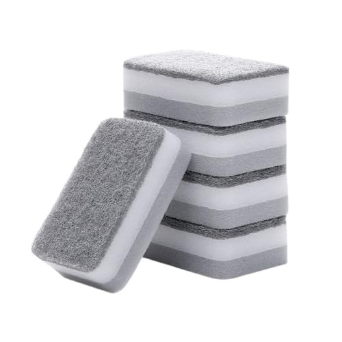 10 Pcs Non-Scratch Dishwashing Sponges for Kitchen Cleaning