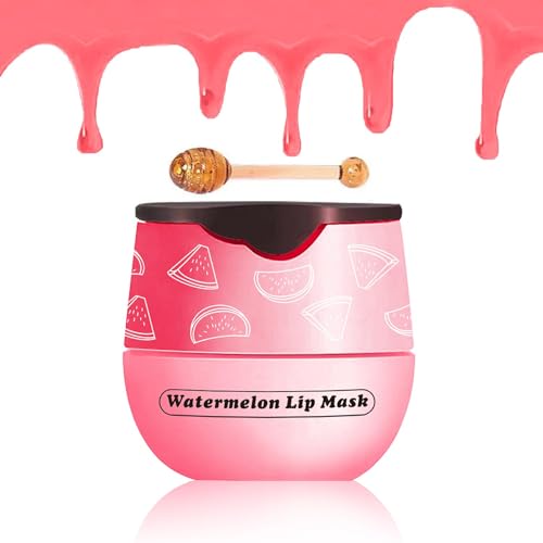 Alisesun Honey & Watermelon Sleeping Lip Mask with Vitamin E and Propolis