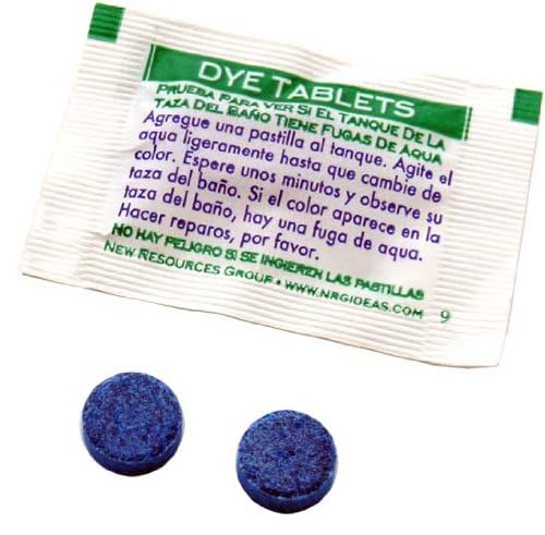 New Resources Group Toilet Leak Detection Dye Tablets - 10 Pack