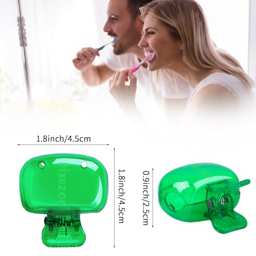 Hxezoc 4-Pack Travel Toothbrush Head Covers Protective Caps