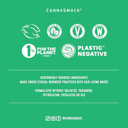 CannaSmack Vegan Hemp Lip Balm - Watermelon Hydrating Lip Treatment