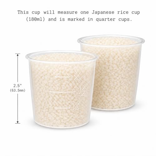 Univen 180ml Rice Measuring Cup - 2 Pack for Zojirushi Cookers
