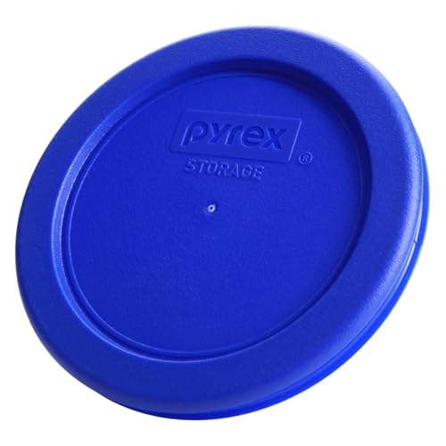 Pyrex 7202-PC Cadet Blue Replacement Lids - 3-Pack, BPA-Free