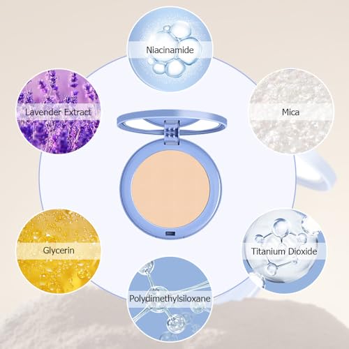 Rewdut Matte Perfection Pressed Powder - Oil Control Finishing Compact 2Pcs