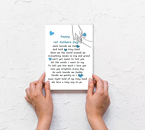 First Father's Day Card from Wife and Baby, Funny 1st Father's Day Gift