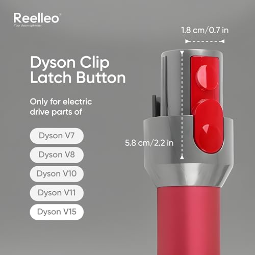 Replacement Clip Locking Buttons for Dyson V10 V11 V8 V7 V15 - 2-Pack