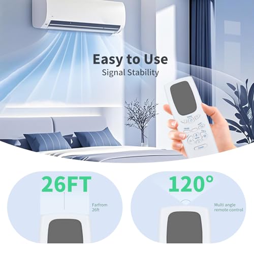 PZL AC Replacement Remote Control for GE Air Conditioners