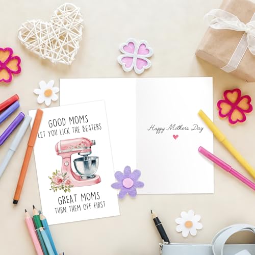 Funny Mother's Day Card for Baking Lovers - Premium Quality Humor