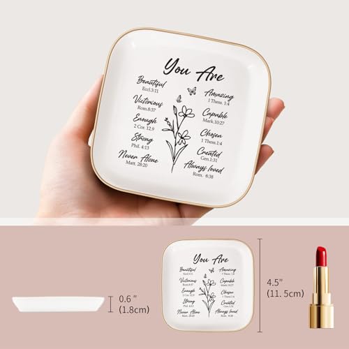 Christian Jewelry Tray for Women - Perfect Religious Gift