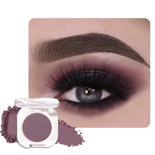WanTuoluo Plum Matte Single Eyeshadow Pressed Powder Shimmer Makeup