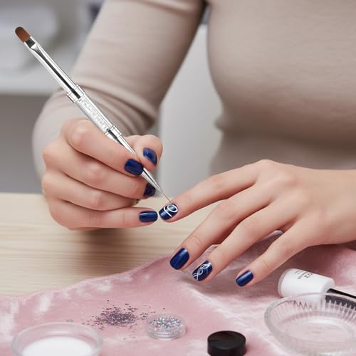 Cobee Double-Ended Nail Builder Gel Brush and Liner Art Tool