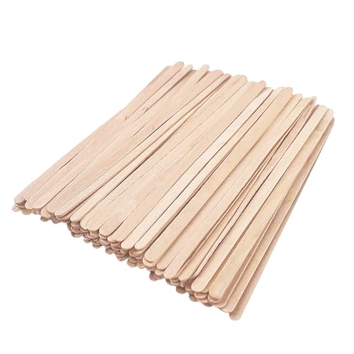 KTOJOY Wooden Coffee Stirrers - 5.5 Inch, 120 Count, Disposable