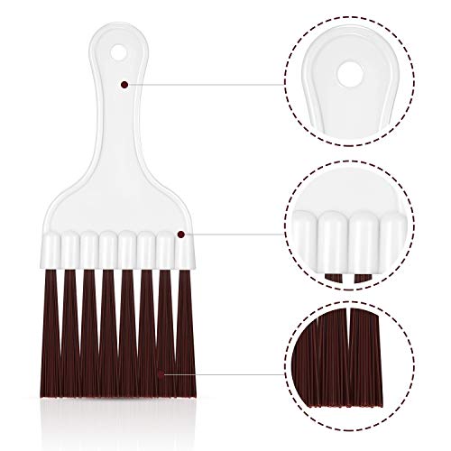 Boao 4 Pack Brown HVAC Coil Brushes for AC & Refrigerator Cleaning